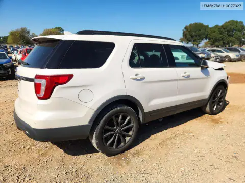 1FM5K7D81HGC77327 — 2017 Ford Explorer, foto 3 de Copart 04.11.2026, Parte delantera