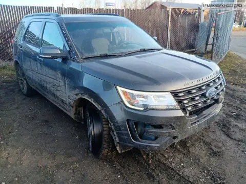 1FM5K8D8XHGE17753 — 2017 Ford Explorer, zdjęcie 4 z Copart, Przód