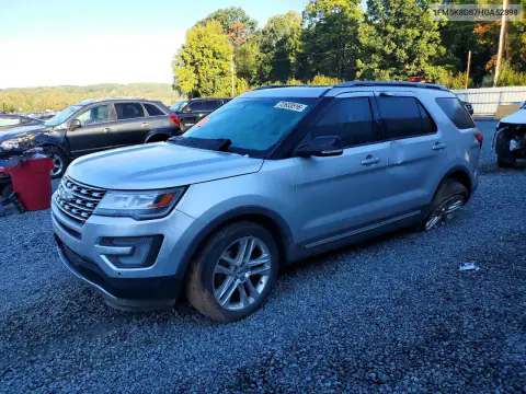 1FM5K8D87HGA52898 — 2017 Ford Explorer, Bok, zdjęć przed naprawą