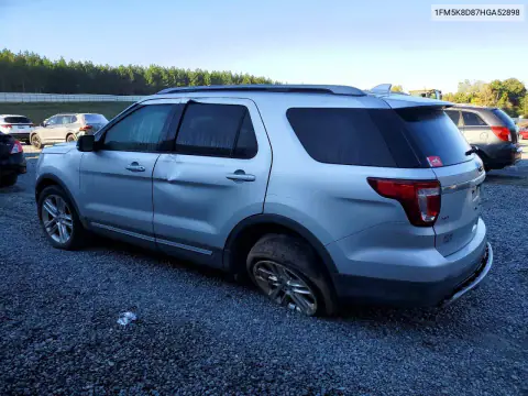1FM5K8D87HGA52898 — 2017 Ford Explorer, photo 2 from Copart, Side