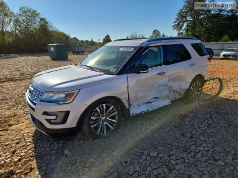 1FM5K8HT1HGD48711 — 2017 Ford Explorer, Бокова частина, фото до ремонту