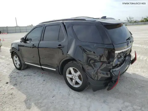 1FM5K7D84JGC31433 — 2018 Ford Explorer, фото 2 з Copart 16.10.2026, Задня частина