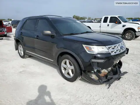 1FM5K7D84JGC31433 — 2018 Ford Explorer, фото 4 з Copart 16.10.2026, Задня частина