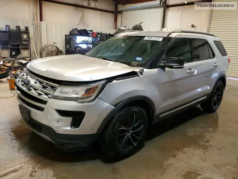 1FM5K7D86JGC85610 Ford Explorer 2018 — uszkodzenie Przód, zdjęcie przed naprawą