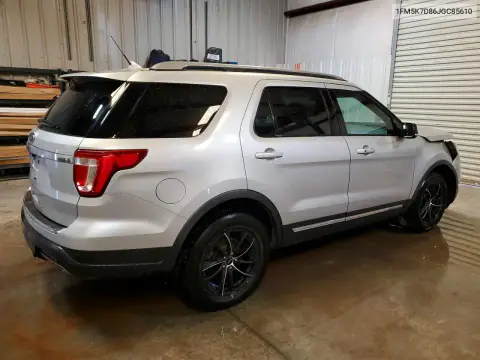 1FM5K7D86JGC85610 — 2018 Ford Explorer, zdjęcie 3 z Copart 15.10.2026, Przód