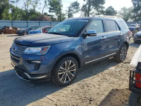 1FM5K8HT3JGC34814 Ford Explorer 2018 — დაზიანება უკანა ნაწილი, ფოტო შეკეთებამდე