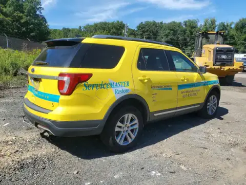 1FM5K8D88JGA51135 — 2018 Ford Explorer, zdjęcie 3 z Copart 01.10.2026, Tył