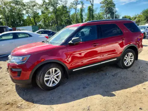 1FM5K8DH9JGA35865 — 2018 Ford Explorer, ПЕРЕДНЯЯ ЧАСТЬ (Front End), фото до ремонта
