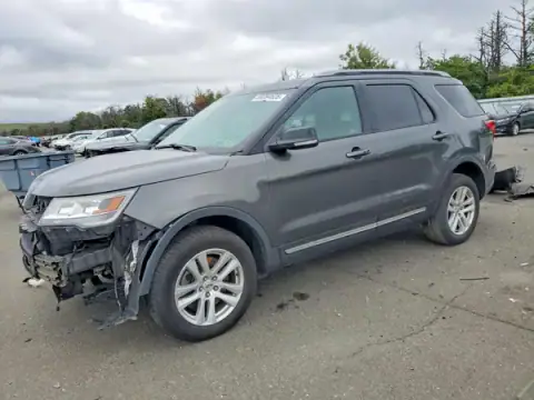 1FM5K8D84JGC21054 — 2018 Ford Explorer, წინა ნაწილი (Front End), ფოტოები შეკეთებამდე