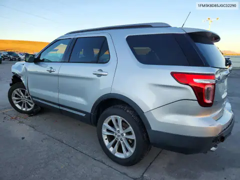 1FM5K8D85JGC32290 — 2018 Ford Explorer, ფოტო 2, Copart, წინა ნაწილი