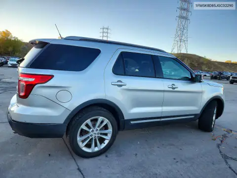 1FM5K8D85JGC32290 — 2018 Ford Explorer, ფოტო 3, Copart, წინა ნაწილი