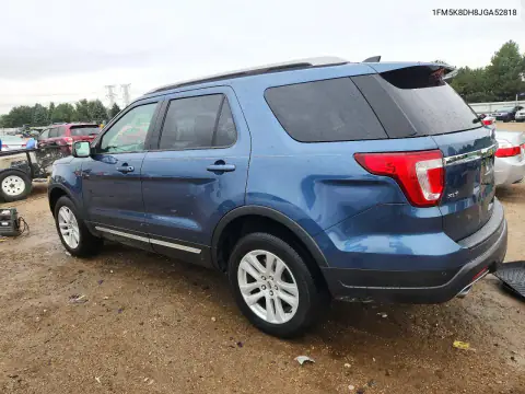 1FM5K8DH8JGA52818 — 2018 Ford Explorer, foto 2 de Copart, Parte trasera
