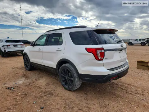 1FM5K8D8XJGC41440 — 2018 Ford Explorer, zdjęcie 2 z Copart, Przód