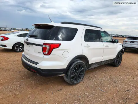 1FM5K8D8XJGC41440 — 2018 Ford Explorer, zdjęcie 3 z Copart, Przód