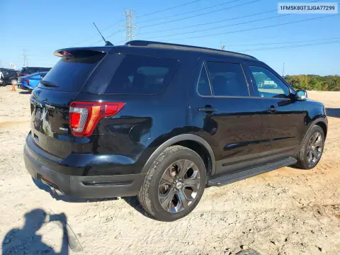 1FM5K8GT3JGA77299 — 2018 Ford Explorer, zdjęcie 3 z Copart, Tył