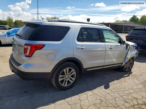 1FM5K8D81KGA44044 — 2019 Ford Explorer, ფოტო 3, Copart 02.11.2026, წინა ნაწილი