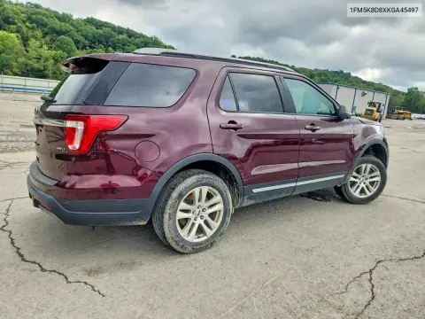 1FM5K8D8XKGA45497 — 2019 Ford Explorer, фото 3 з Copart 22.10.2026, Передня частина