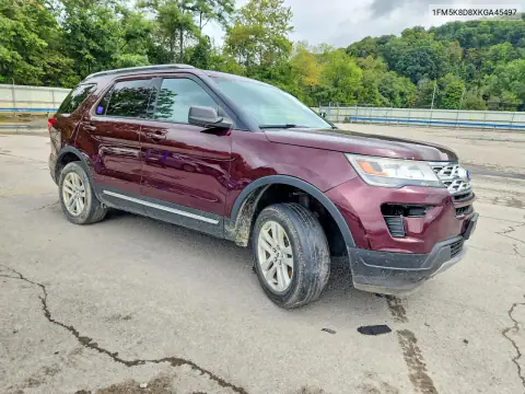 1FM5K8D8XKGA45497 — 2019 Ford Explorer, фото 4 з Copart 22.10.2026, Передня частина