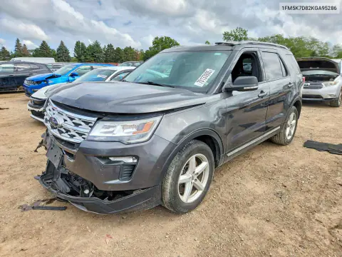2019 Ford Explorer Xlt VIN 1FM5K7D82KGA95286 фото 1