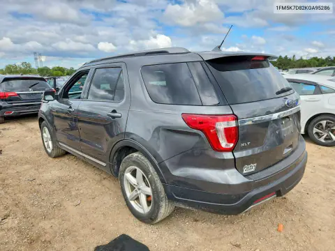 2019 Ford Explorer Xlt VIN 1FM5K7D82KGA95286 фото 2