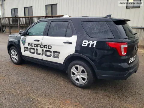 2019 Ford Explorer Police Interceptor VIN 1FM5K8AR0KGA19987 фото 2