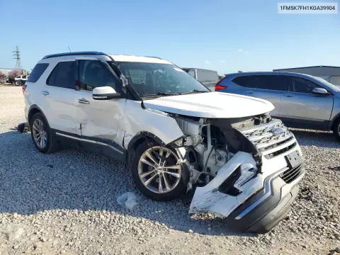 1FM5K7FH1KGA39904 — 2019 Ford Explorer, фото 4 с аукциона Copart 30.10.2026, ПЕРЕДНЯЯ ЧАСТЬ