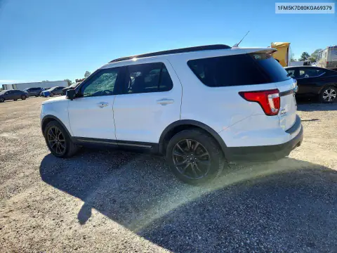 1FM5K7D80KGA69379 — 2019 Ford Explorer, photo 2 from Copart, Front end