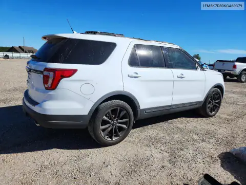 1FM5K7D80KGA69379 — 2019 Ford Explorer, photo 3 from Copart, Front end