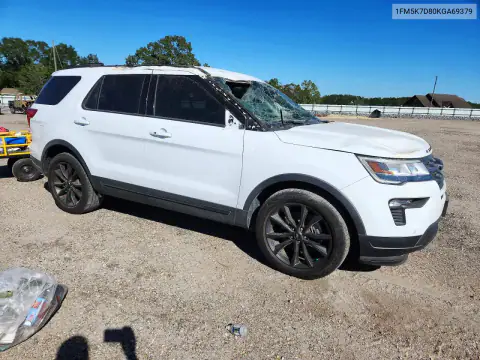1FM5K7D80KGA69379 — 2019 Ford Explorer, photo 4 from Copart, Front end