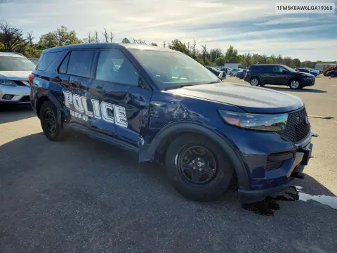 2020 Ford Explorer Police Interceptor VIN 1FM5K8AW6LGA19368 фото 4