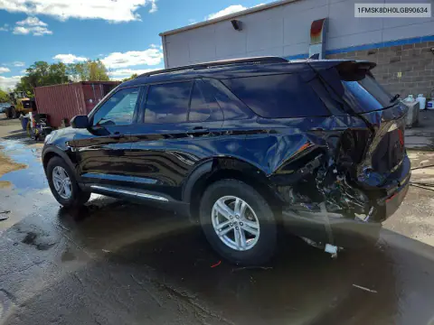 1FMSK8DH0LGB90634 — 2020 Ford Explorer, zdjęcie 2 z Copart, Tył