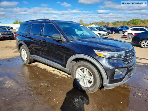 1FMSK8DH0LGB90634 — 2020 Ford Explorer, zdjęcie 4 z Copart, Tył