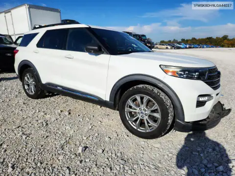 1FMSK8DH9LGA44037 — 2020 Ford Explorer, zdjęcie 4 z Copart, Przód