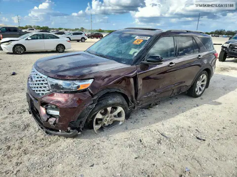 1FM5K8HC1LGA15188 — 2020 Ford Explorer, Lateral, fotos antes de reparar