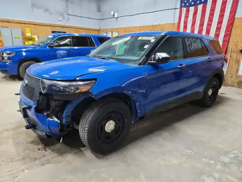 1FM5K8AW3MNA19096 — 2021 Ford Explorer, Parte delantera (Front End), fotos antes de reparar