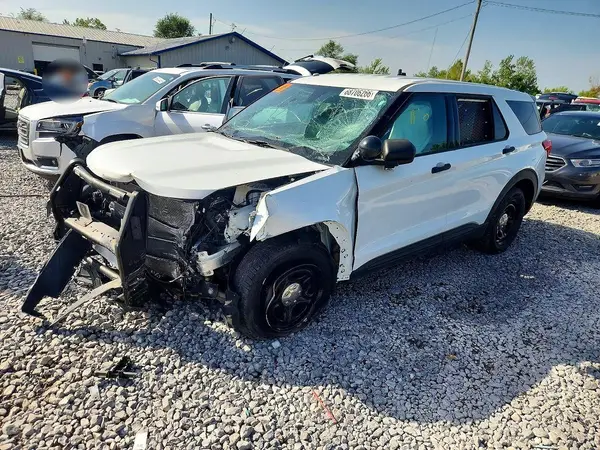 1FM5K8AB1MGC21436 Ford Explorer 2021 — Front end damage, before-repair photo