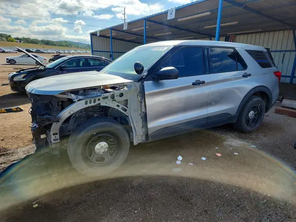 1FM5K8AB2MGA42371 Ford Explorer 2021 — daño Parte delantera, foto antes de reparar
