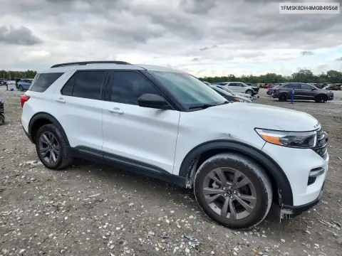 1FMSK8DH4MGB49568 — 2021 Ford Explorer, фото 4 с аукциона Copart, ПЕРЕДНЯЯ ЧАСТЬ