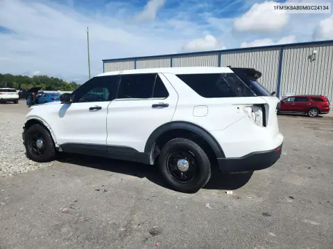 2021 Ford Explorer Police Interceptor VIN 1FM5K8AB0MGC24134 фото 2
