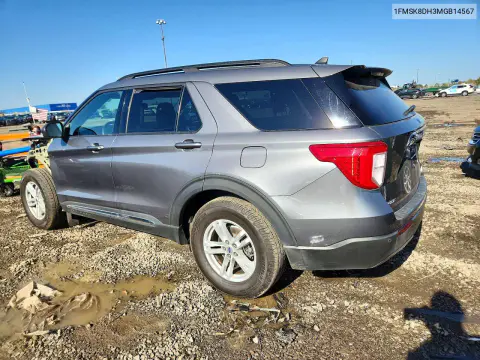 2021 Ford Explorer Xlt VIN 1FMSK8DH3MGB14567 фото 2