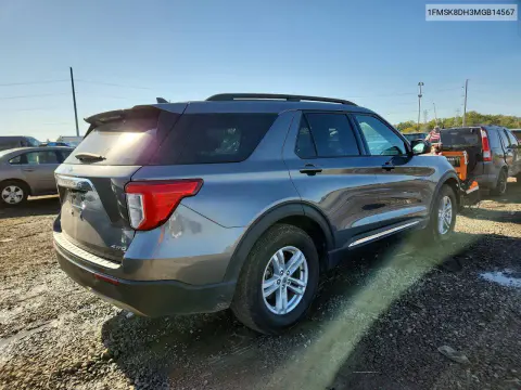 2021 Ford Explorer Xlt VIN 1FMSK8DH3MGB14567 фото 3