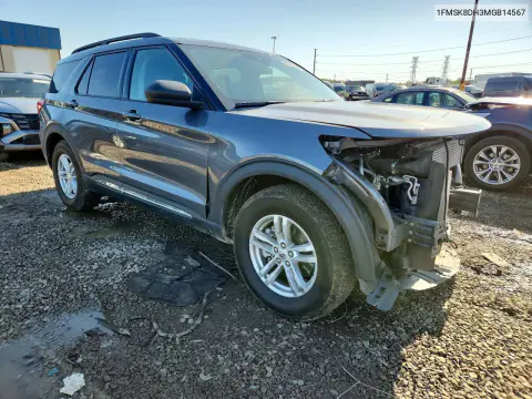 2021 Ford Explorer Xlt VIN 1FMSK8DH3MGB14567 фото 4