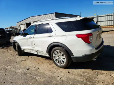 1FMSK7FH7MGA55840 — 2021 Ford Explorer, foto 2 de Copart 06.11.2026, Lateral