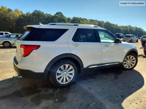 1FMSK7FH7MGA55840 — 2021 Ford Explorer, foto 3 de Copart 06.11.2026, Lateral