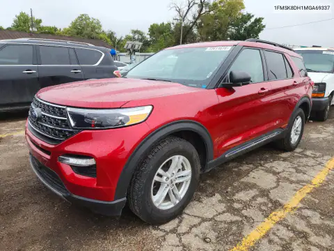 1FMSK8DH1MGA69337 — 2021 Ford Explorer, Град, фото до ремонта