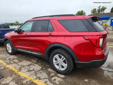 1FMSK8DH1MGA69337 — 2021 Ford Explorer, фото 2 с аукциона Copart, Град