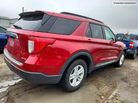 1FMSK8DH1MGA69337 — 2021 Ford Explorer, фото 3 с аукциона Copart, Град