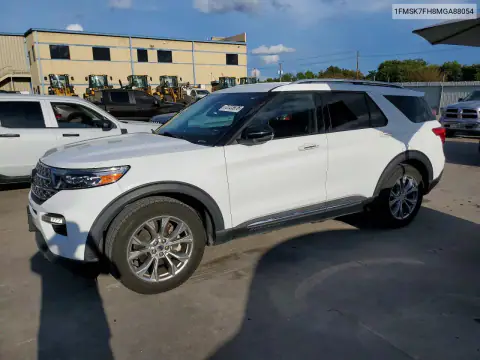 1FMSK7FH8MGA88054 — 2021 Ford Explorer, Parte trasera, fotos antes de reparar