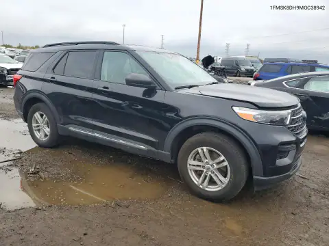 1FMSK8DH9MGC38942 — 2021 Ford Explorer, zdjęcie 4 z Copart, Bok