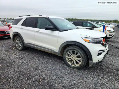 1FMSK8FH6NGA75083 — 2022 Ford Explorer, фото 4 з Copart, Передня частина